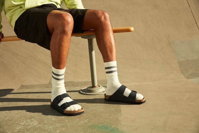 Birkenstock 164 Birkenstock Men's Arizona Sandal SFB Black