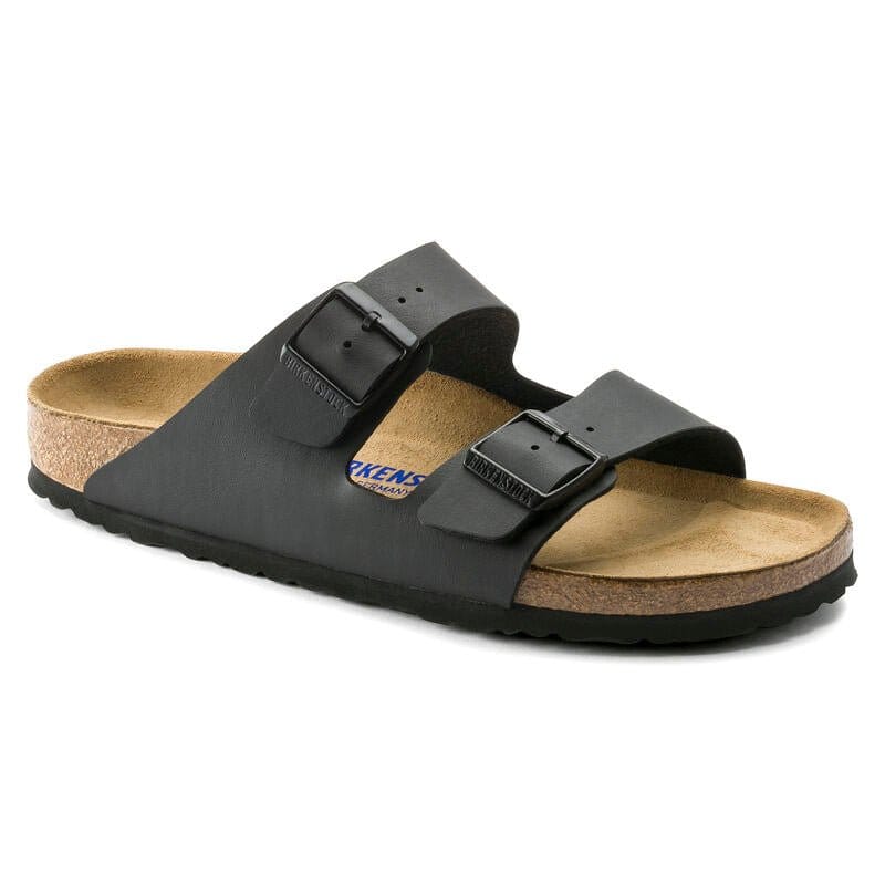 Birkenstock 164 Birkenstock Men's Arizona Sandal SFB Black