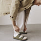 Birkenstock 164 Birkenstock Men's Arizona Soft Footbed Sandal Faded Khaki Oiled Leather