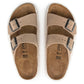 Birkenstock 165 Birkenstock Arizona Chunky Suede Beige Narrow