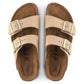Birkenstock 165 Birkenstock Arizona SFB Nubuck Sandcastle Narrow