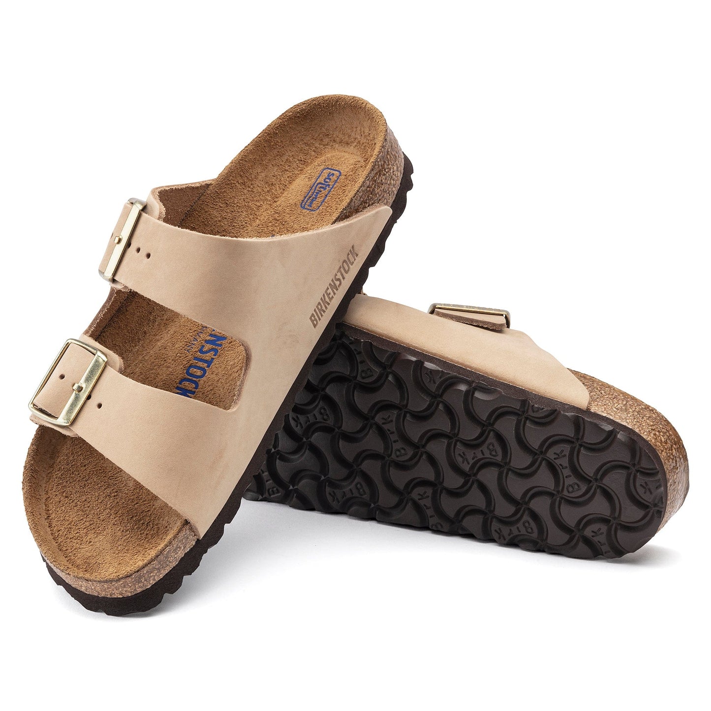 Birkenstock 165 Birkenstock Arizona SFB Nubuck Sandcastle Narrow
