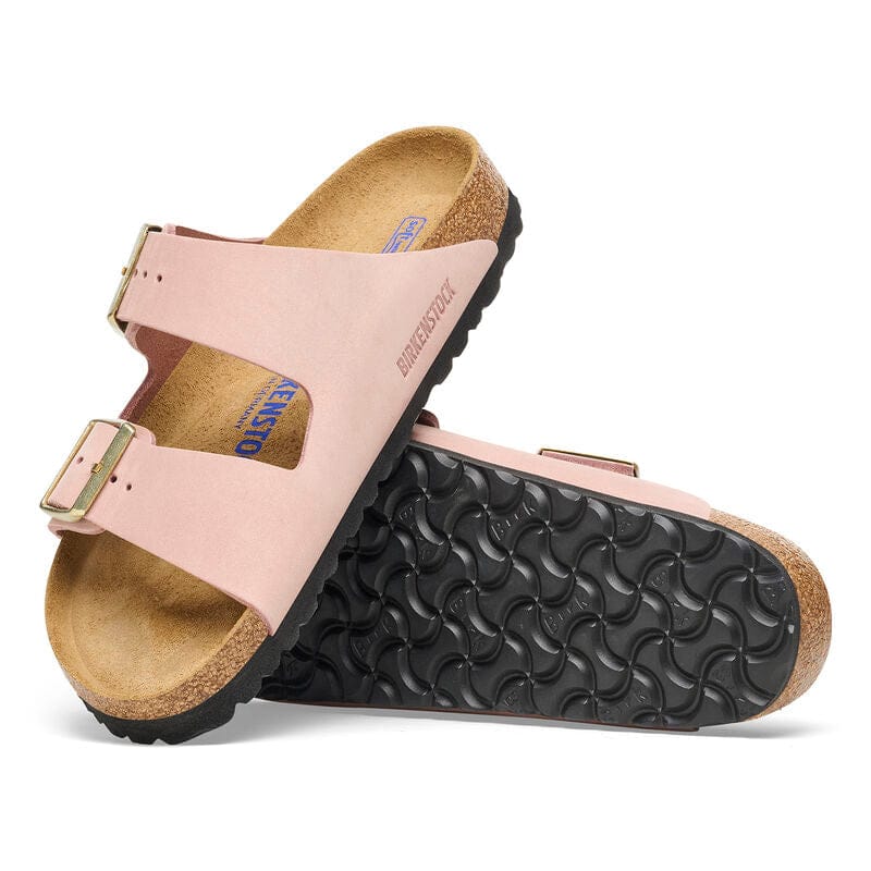 Birkenstock 165 Birkenstock Arizona SFB Nubuck Soft Pink Narrow