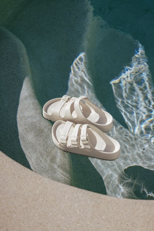 Birkenstock 165 Birkenstock Florida III Flex Platform EVA Eggshell Narrow