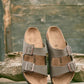 Birkenstock 165 Birkenstock Women's Arizona Sandal Stone
