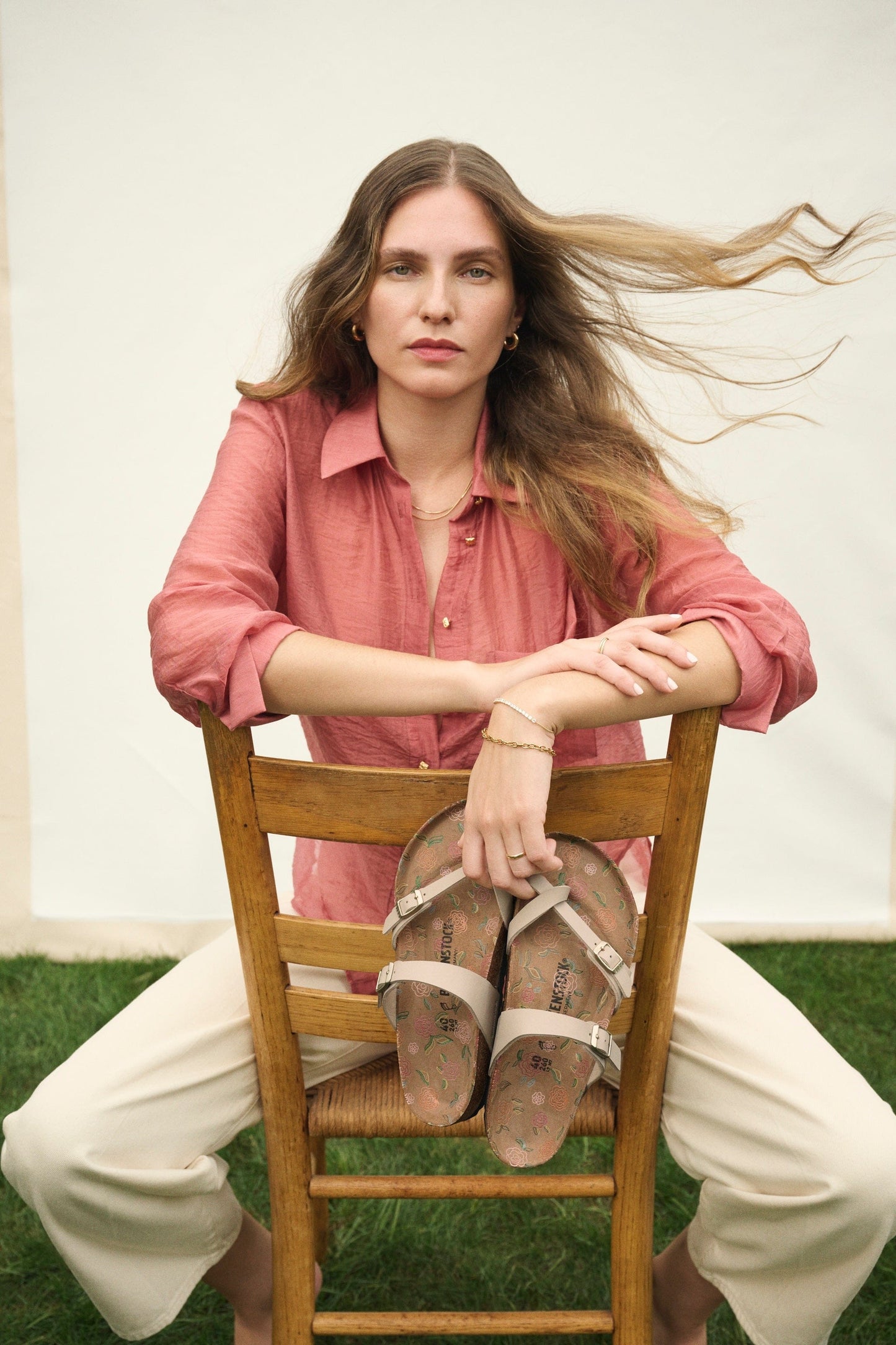 Birkenstock 165 Birkenstock Women's Mayari Birko-Flor Sandal Sandcastle Footed Print Regular