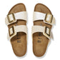 Birkenstock 165 Birkenstock Women's Sydney Luxe Buckle BF Sandal Pearl White Narrow