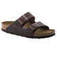 Birkenstock Men's Footwear > Sandals Birkenstock Men's Arizona SFB Oiled Leather Habana Narrow