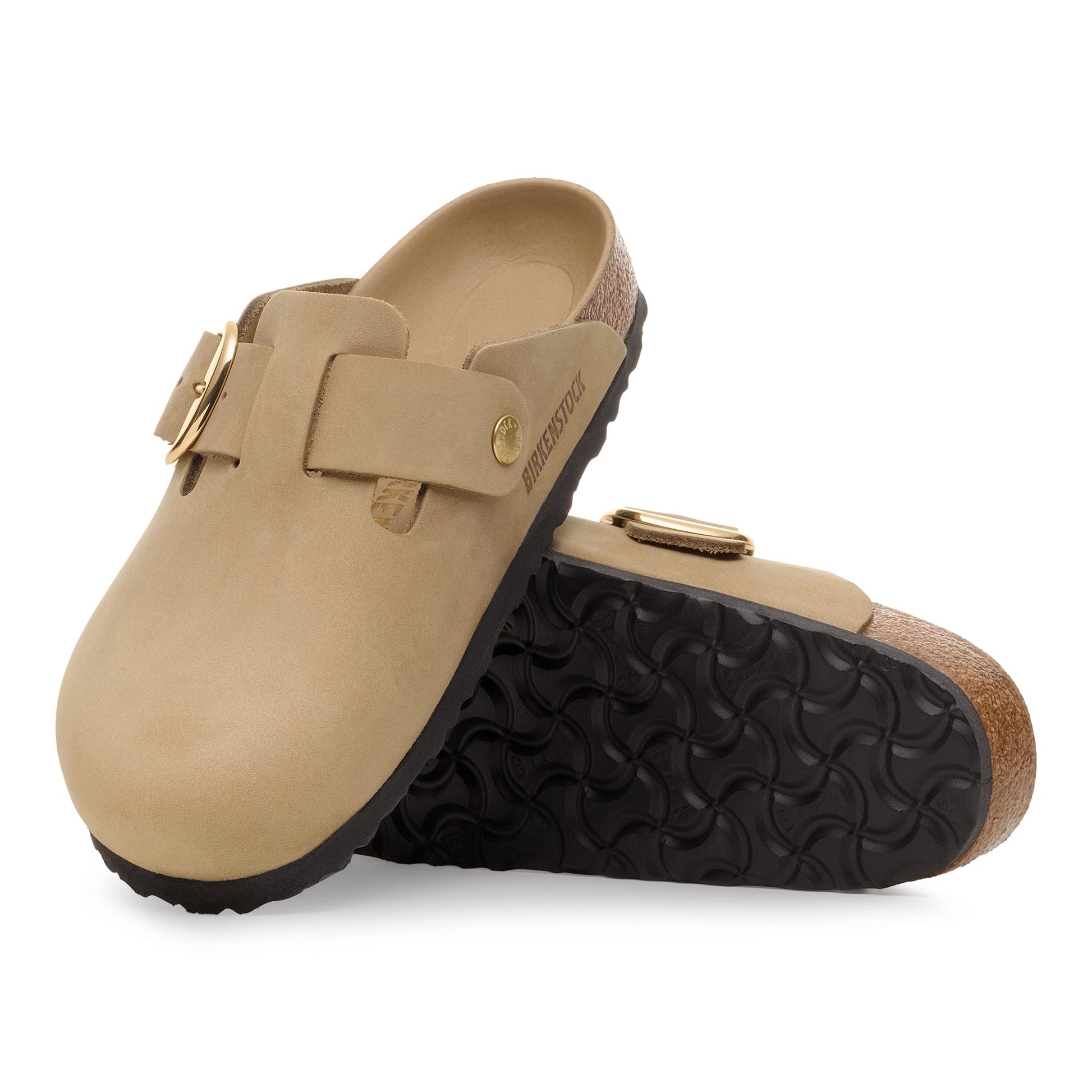Birkenstock Women's Footwear > Casual Shoes Birkenstock Women's Boston Big Buckle Oiled Tabacco Brown Narrow