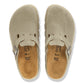 Birkenstock Women's Footwear > Casual Shoes Birkenstock Women's Boston Chunky Suede Leather Taupe Narrow