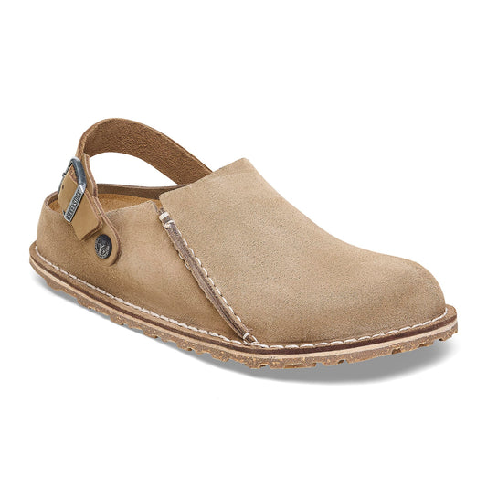 Birkenstock Women's Footwear > Casual Shoes Birkenstock Women's Lutry Premium Suede Suede Leather  Gray Taupe Narrow