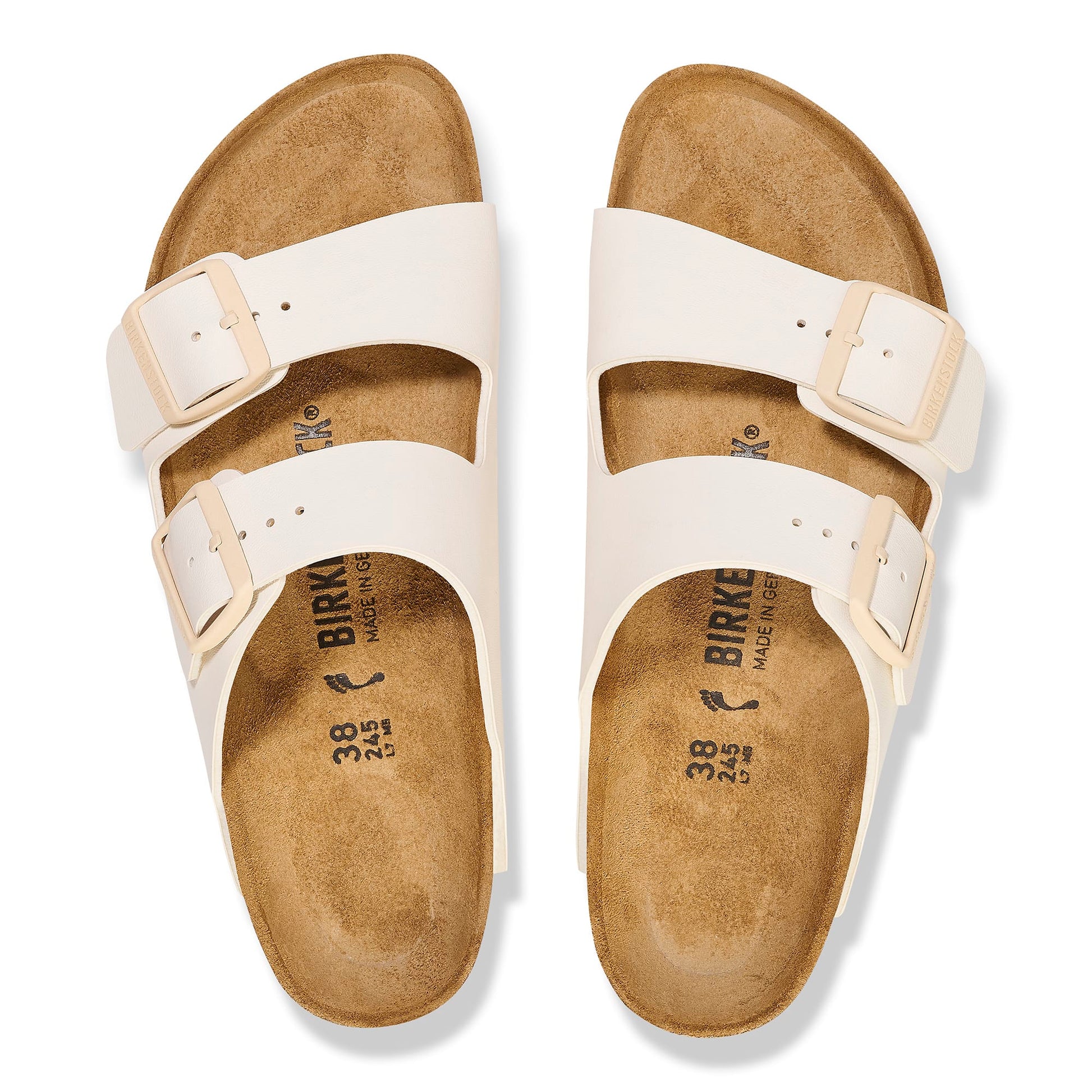 Birkenstock Women's Footwear > Sandals Birkenstock Women's Arizona BF Eggshell Narrow