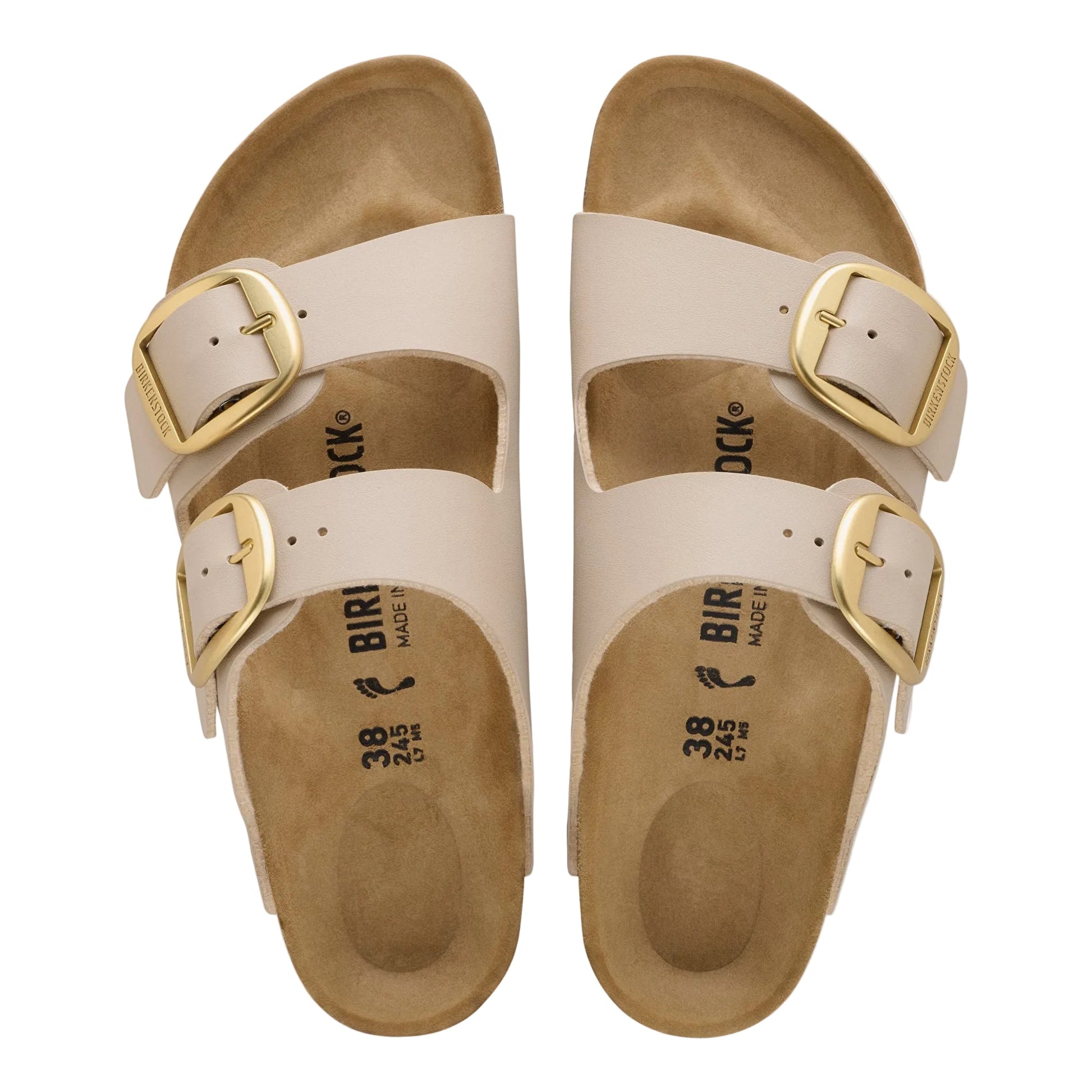 Birkenstock Women's Footwear > Sandals Birkenstock Women's Arizona Big Buckle BF Sandcastle Narrow