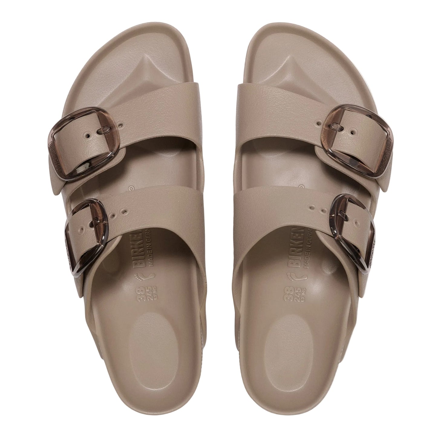 Birkenstock Women's Footwear > Sandals Birkenstock Women's Arizona Big Buckle EVA Gray Taupe Narrow