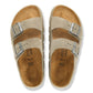 Birkenstock Women's Footwear > Sandals Birkenstock Women's Arizona Chunky Suede Leather Taupe Tonal Narrow