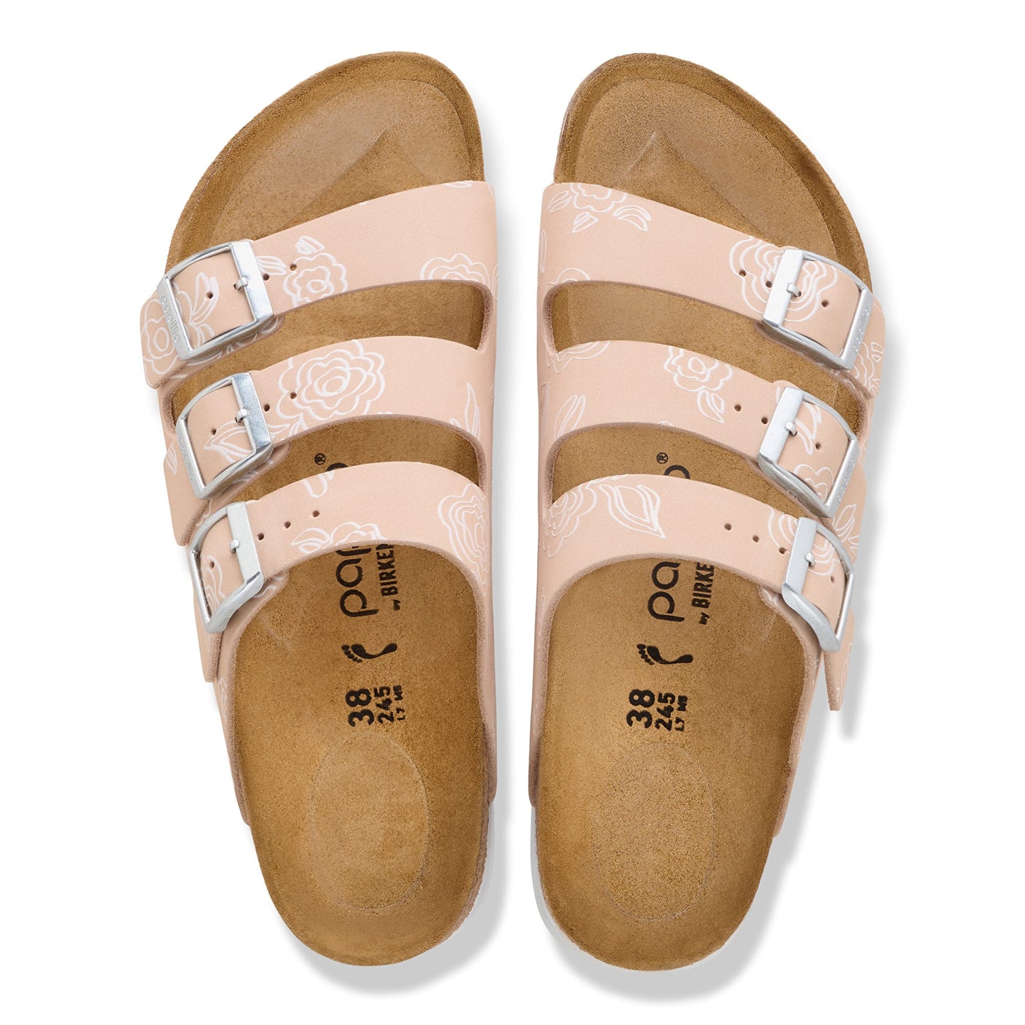 Birkenstock Women's Footwear > Sandals Birkenstock Women's Florida III Flex Platform LENB Light Rose Narrow