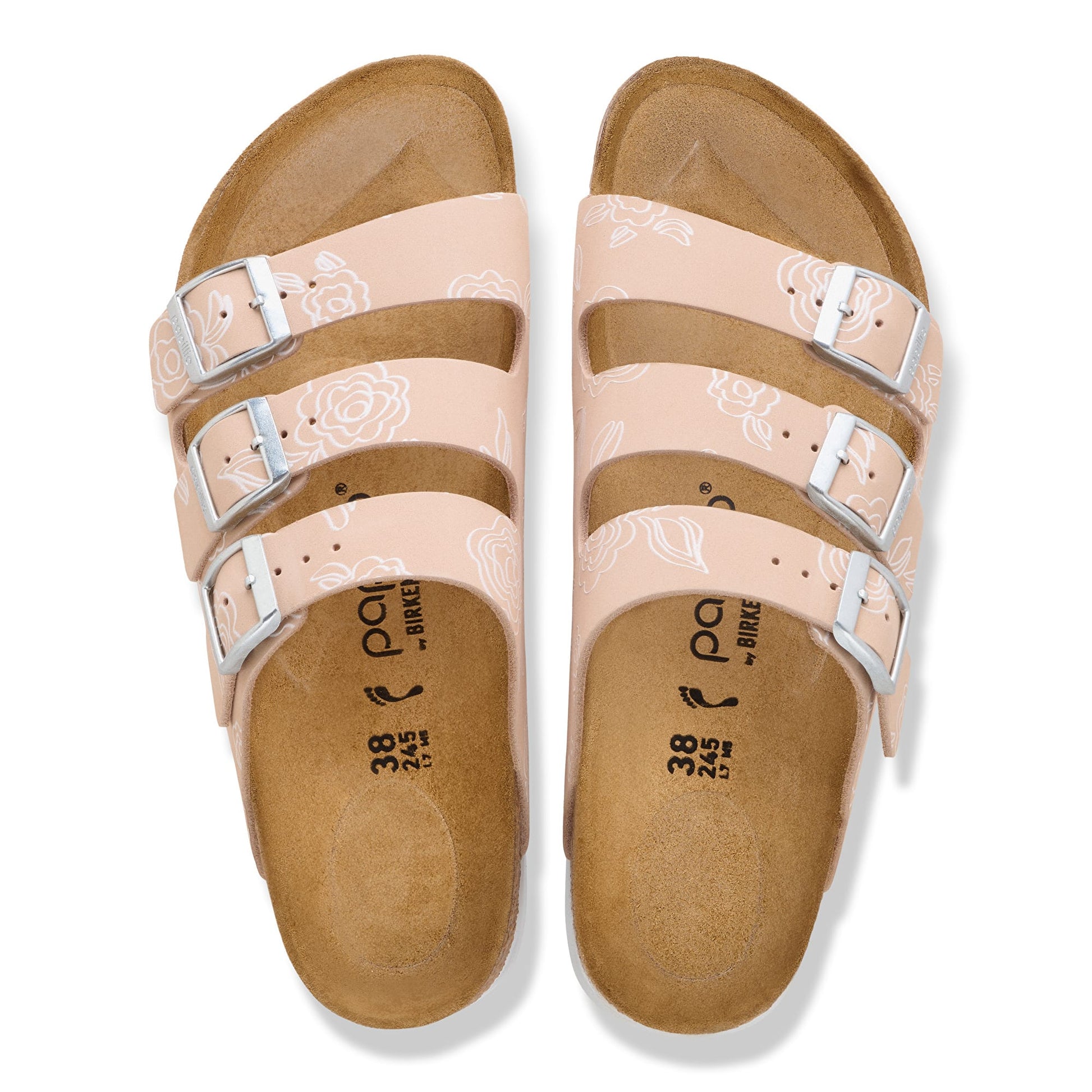 Birkenstock Women's Footwear > Sandals Birkenstock Women's Florida III Flex Platform LENB Light Rose Narrow