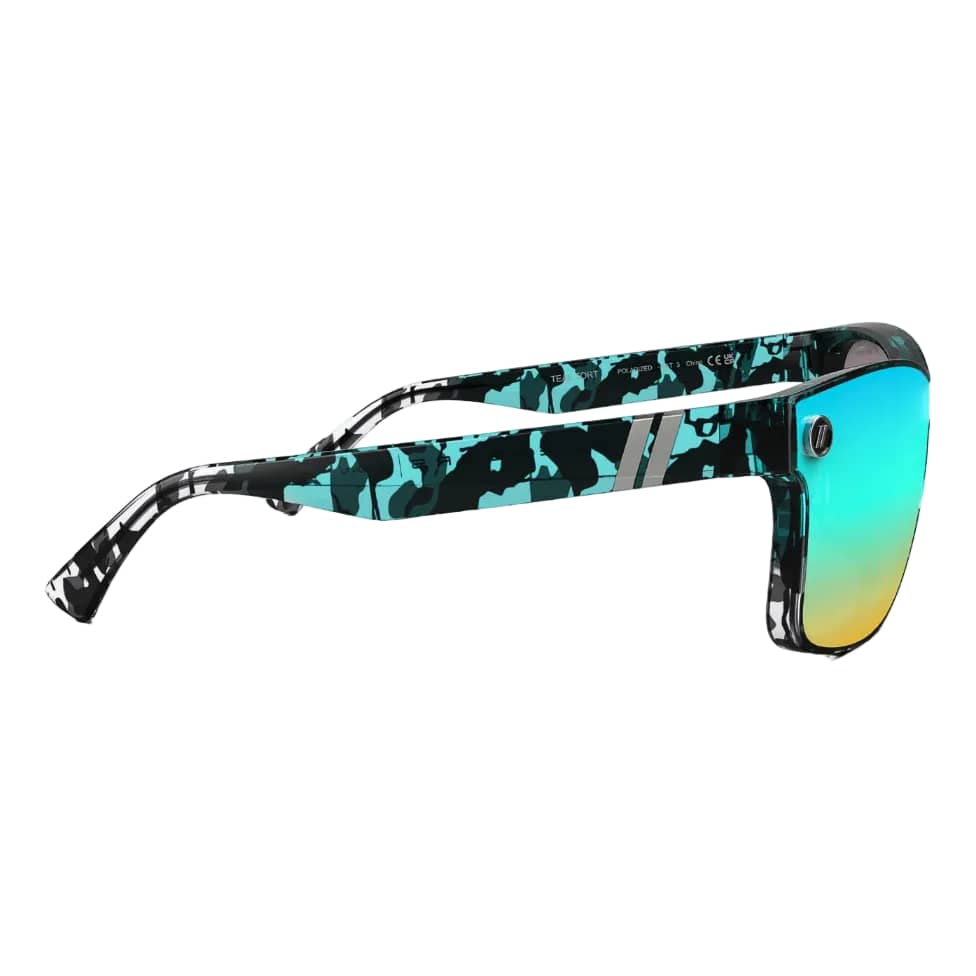 Blenders 309 One Size / Teal Tort | Aqua Champagne Rainbow Polarized Blenders Canyon X2 Teal Tort | Aqua Champagne Rainbow Polarized
