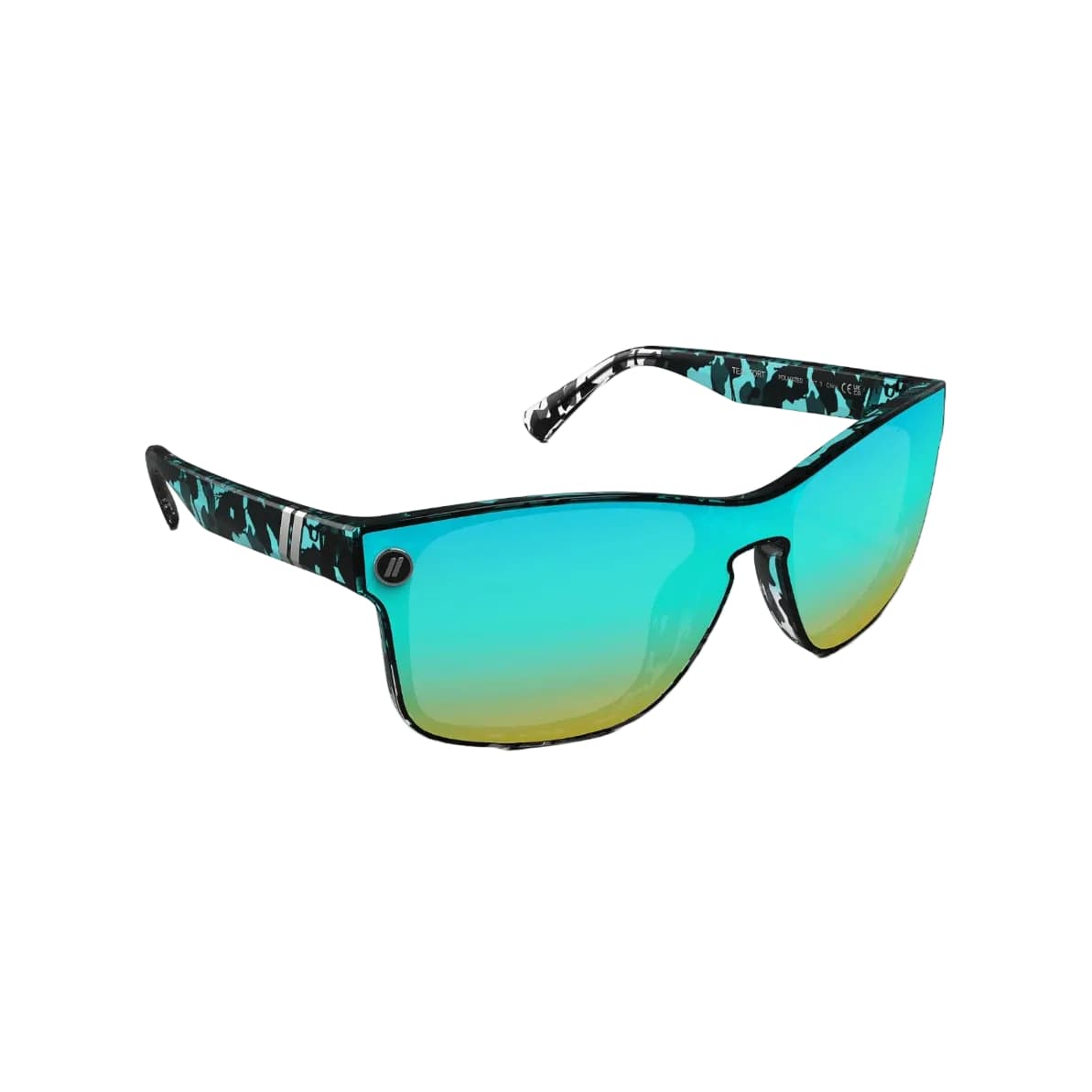 Blenders 309 One Size / Teal Tort | Aqua Champagne Rainbow Polarized Blenders Canyon X2 Teal Tort | Aqua Champagne Rainbow Polarized