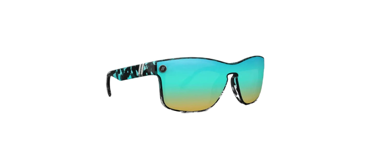 Blenders 309 One Size / Teal Tort | Aqua Champagne Rainbow Polarized Blenders Canyon X2 Teal Tort | Aqua Champagne Rainbow Polarized