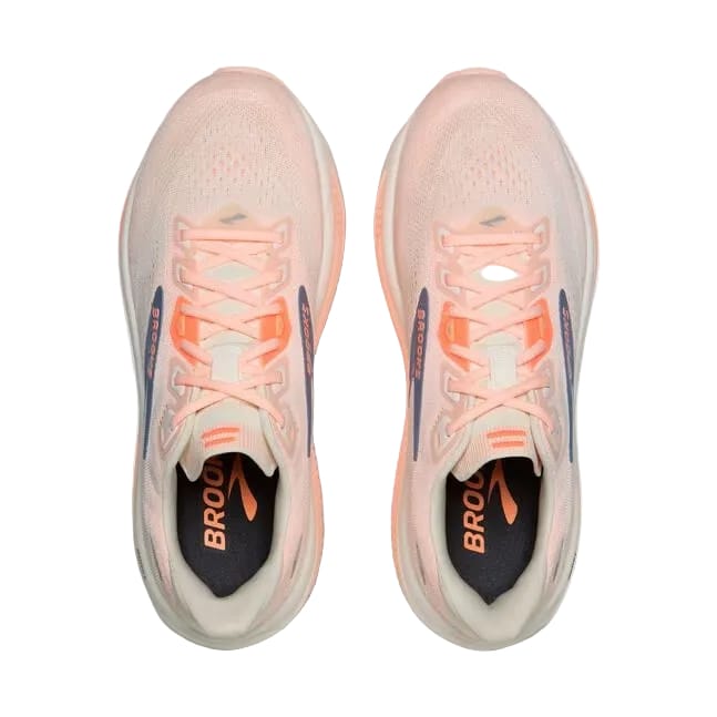 Brooks Women's Footwear > Athletic Shoes Brooks Women's Ghost 18 Star White/Cyber Peach/ Grey