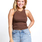 NIKIBIKI Wide Ribbed Tank Top NS8325