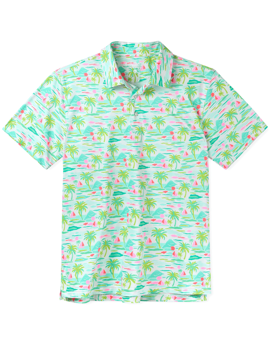 Chubbies 102 Men's Chubbies The Island Hopper - White Off White - Pattern Base