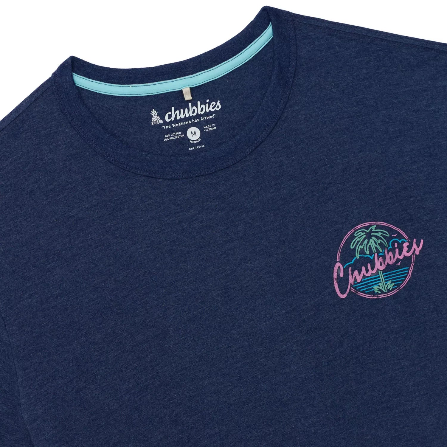 Chubbies 505 Chubbies Men's The Night Never Sleeps (Non Pocket Graphic T-Shirt) Black - Solid