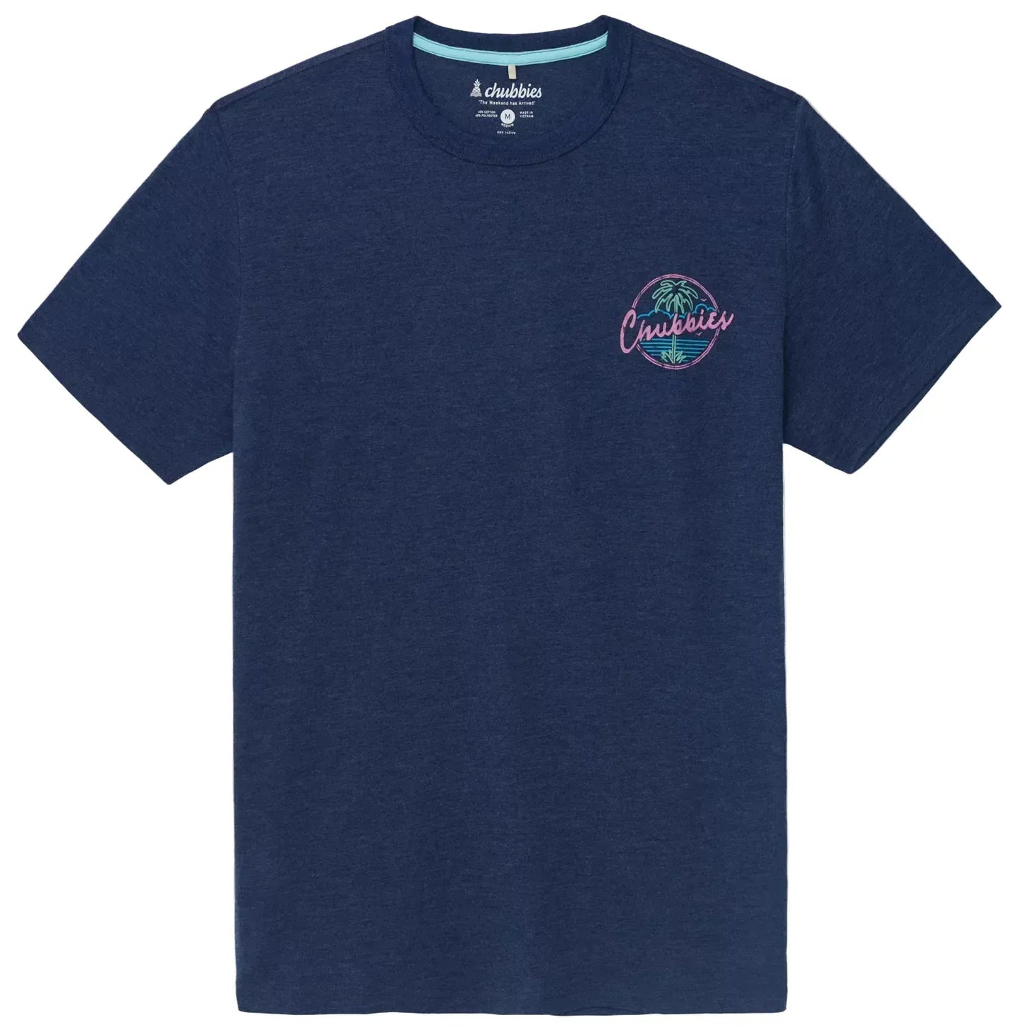 Chubbies 505 Chubbies Men's The Night Never Sleeps (Non Pocket Graphic T-Shirt) Black - Solid