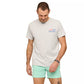 Chubbies 505 Chubbies Men's The Ol' College Try Tee- Gray Light/Pastel Grey - Heather