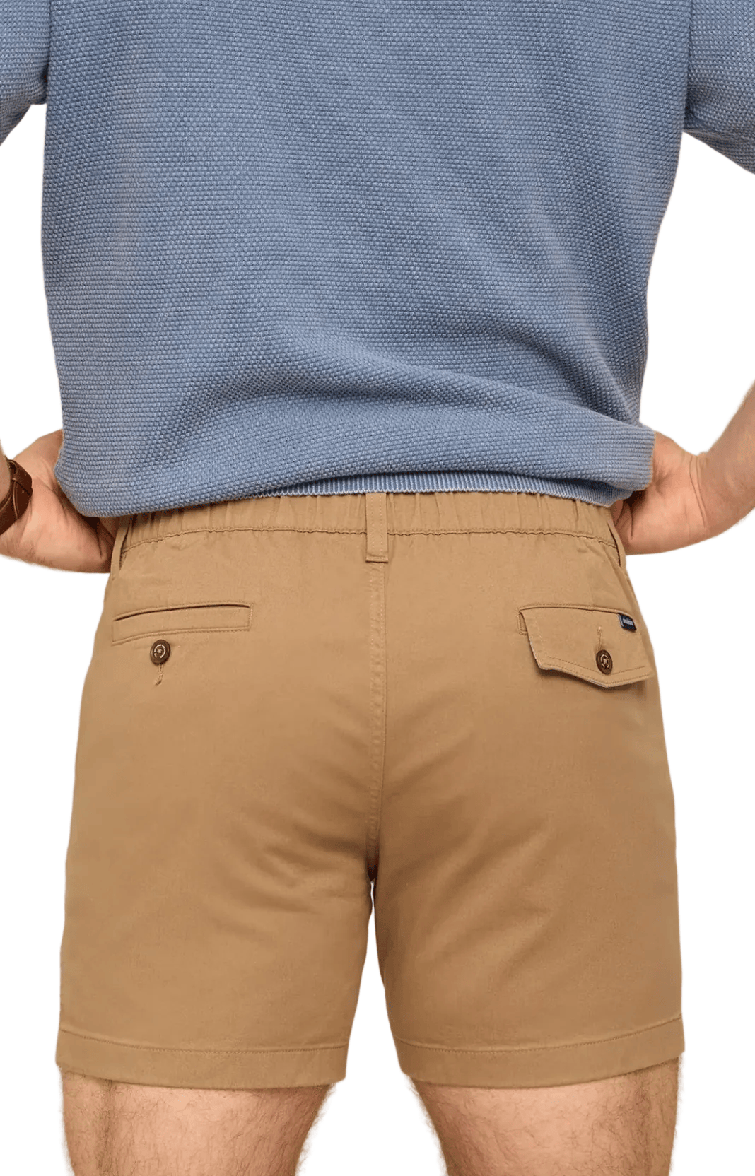 Chubbies 704 Men's Chubbies The Cinnamon Dusts 7" Medium Brown - Solid
