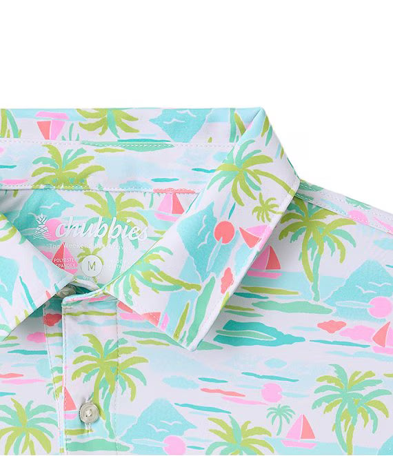 Chubbies Men's Apparel > Tops Chubbies Men's The Island Hopper - White Off White - Pattern Base