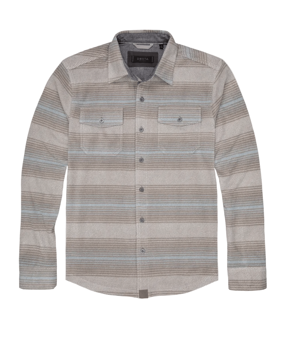Dakota Grizzly Men’s Apparel > Tops Dakota Grizzly Men's Bowie Driftwood Gray
