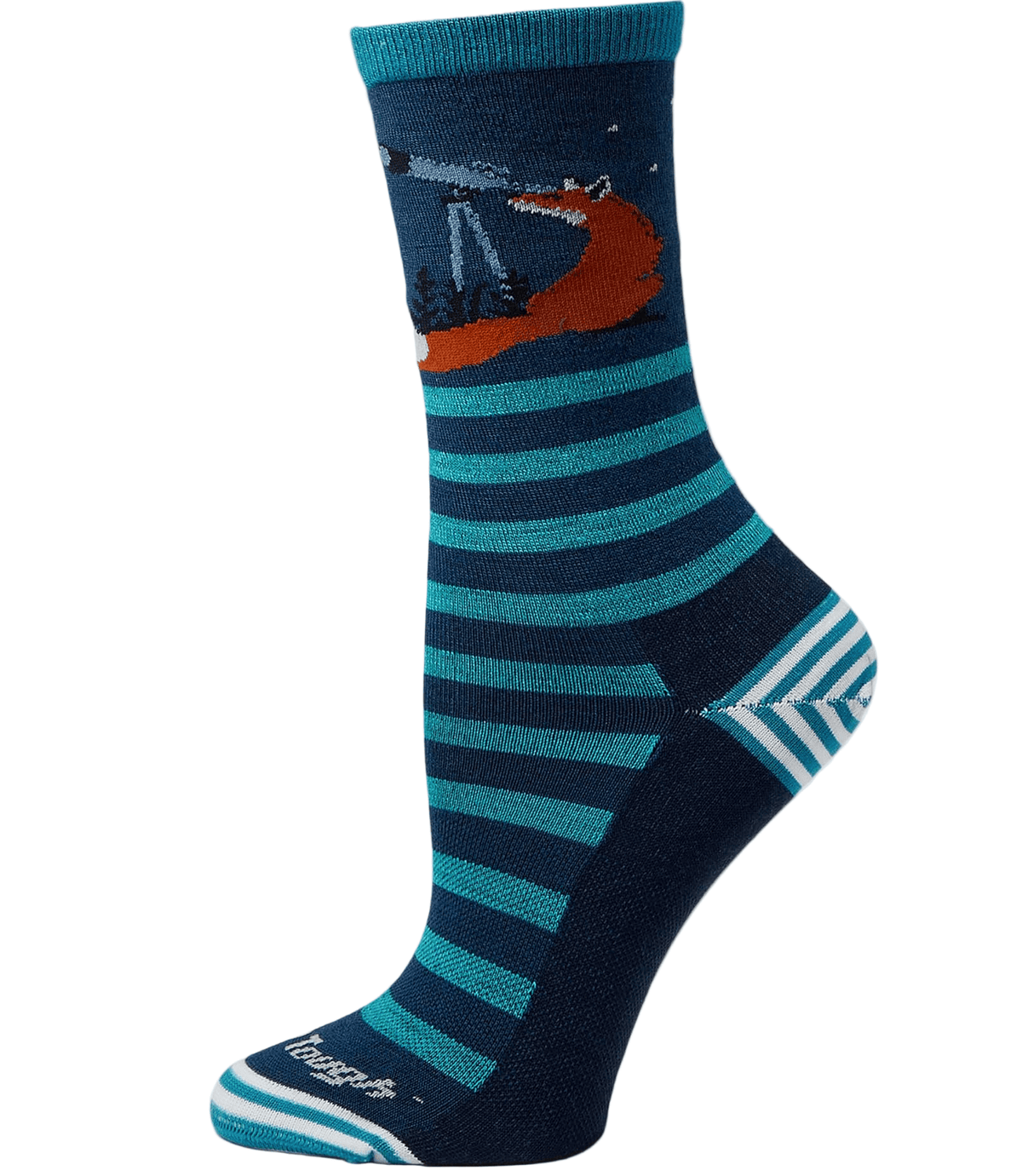 Darn Tough 194 Darn Tough Women’s Animal Haus Crew Lightweight Eclipse