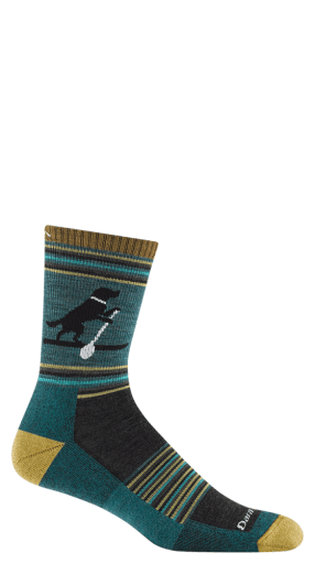 Darn Tough Accessories > Socks Darn Tough Men'S Willoughby Micro Crew Lightweight Cushion Hiking Socks Dog Pond
