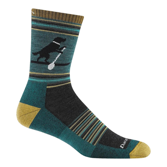 Darn Tough Accessories > Socks Darn Tough Men's Willoughby Micro Crew Lightweight Cushion Hiking Socks Dog Pond