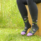 Darn Tough Accessories > Socks Darn Tough Women'S Blossom Crew Lightweight No Cushion Lifestyle Socks Charcoal