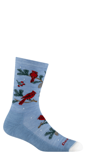 Darn Tough Accessories > Socks Darn Tough Women'S Cardi Party Crew Lightweight Cushion Lifestyle Socks Vapor