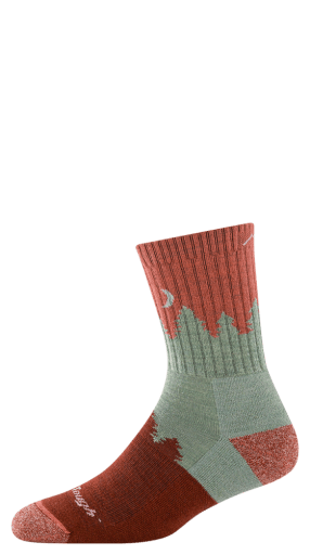 Darn Tough Accessories > Socks Darn Tough Women'S Treeline Micro Crew Midweight Cushion Hiking Socks Canyon