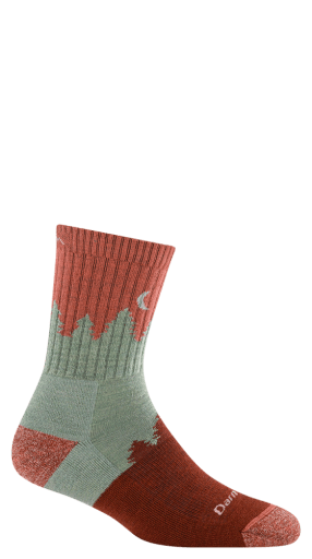 Darn Tough Accessories > Socks Darn Tough Women'S Treeline Micro Crew Midweight Cushion Hiking Socks Canyon
