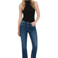 Flying Monkey 188 Flying Monkey Mid Rise Ankle Slim Straight Wax Plant