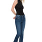 Flying Monkey 188 Flying Monkey Mid Rise Ankle Slim Straight Wax Plant