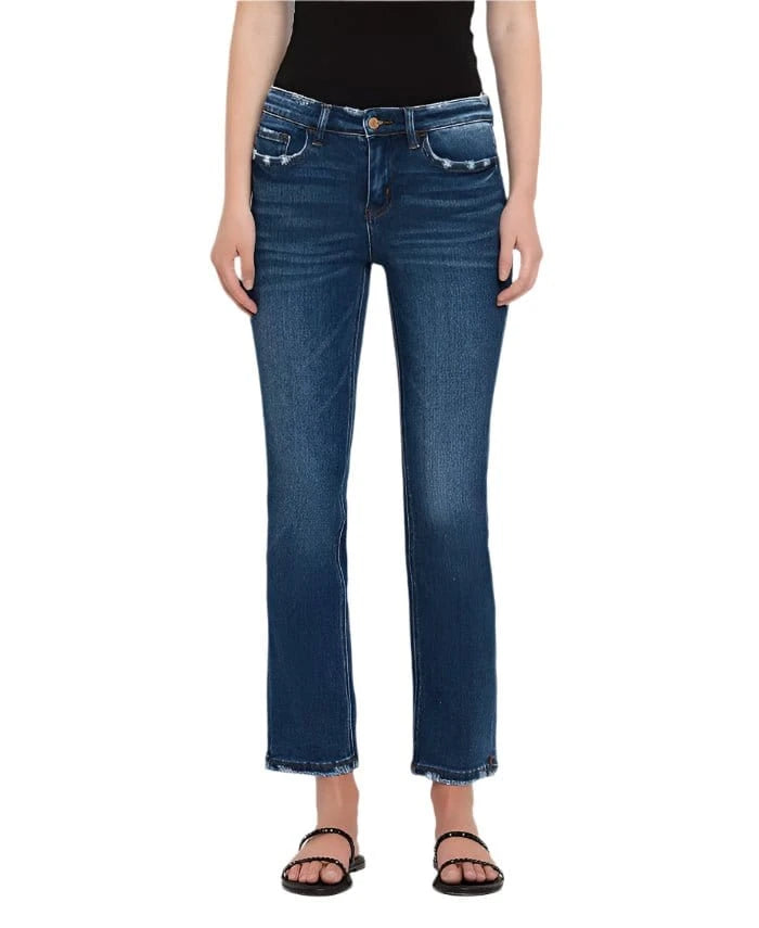 Flying Monkey 188 Flying Monkey Mid Rise Ankle Slim Straight Wax Plant