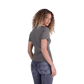 Fox 181 Fox Women's Moto-X Fitted Tee  Heather Graphite