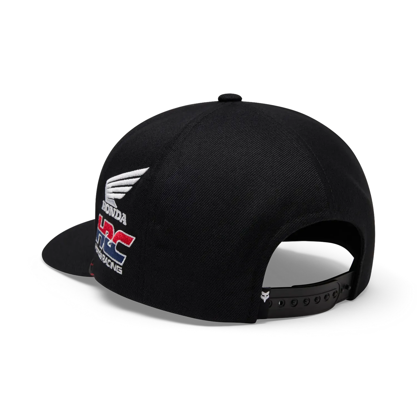 Fox 308 OS / Black Fox Honda Snapback Hat  Black