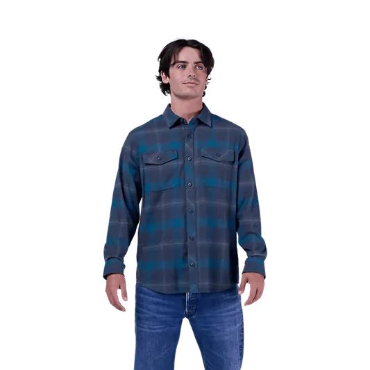 Fox 502 Fox Men's Survivalist Core Flannel Ls  Midnight
