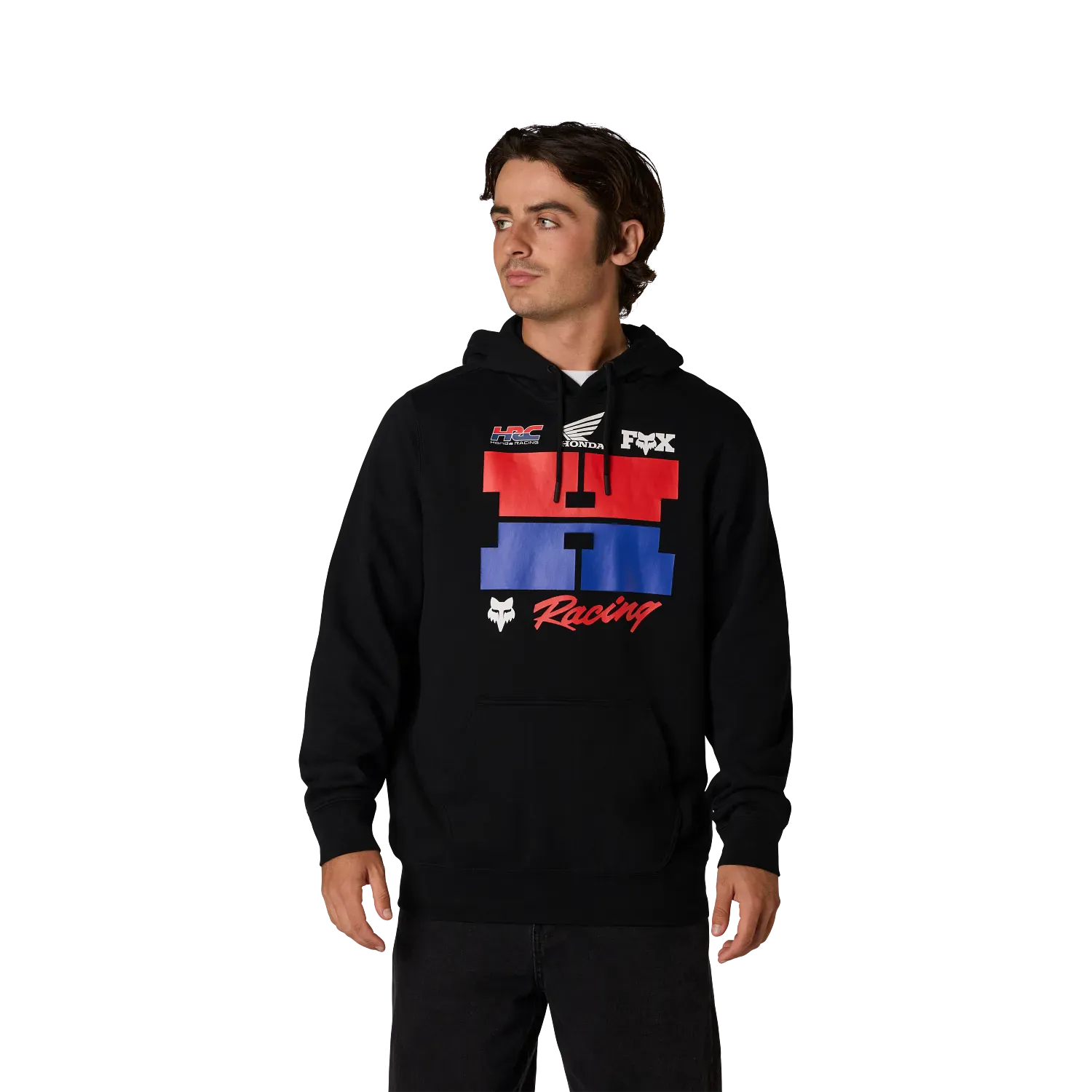 Fox 504 Fox Honda Men's Fleece Pullover Black