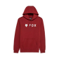 Fox 504 Fox Men's Absolute Fleece Pull Over Rust