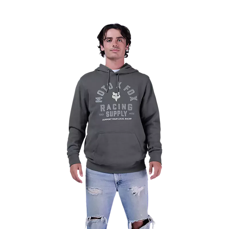 Fox 504 Fox Men's Local Racer Fleece Pull Over Dark Shadow