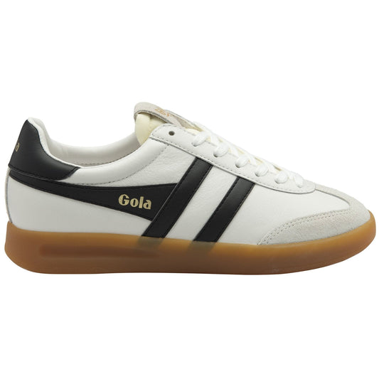 Gola 162 Gola Women's Cyclone Leather Sneaker White Black Gum